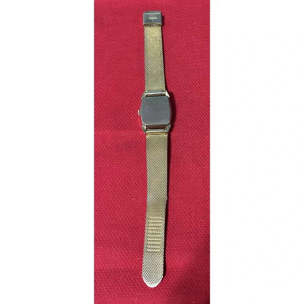 Vintage EASTMAN Diamond + Ruby Swiss Mens Watch Mechanical Hand Wind Read